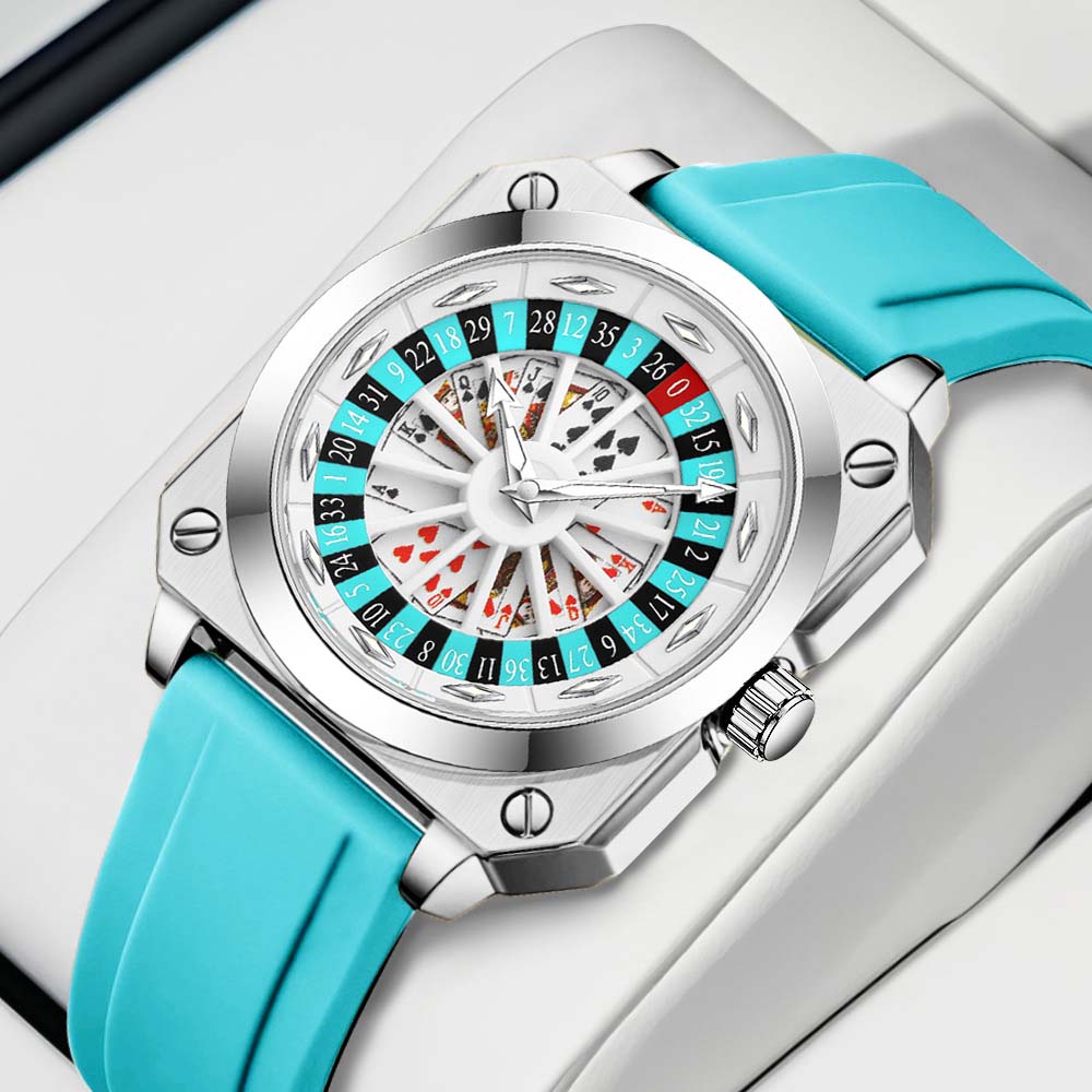 Smartwatch Custom - VA VOOM Nieuw Herenhorloge met Draaibare