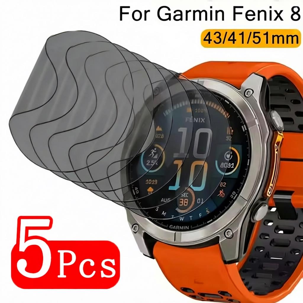 Garmin Smartwatch Accessories - 1-5 Stuks Privacy Hydrogel Film Voor