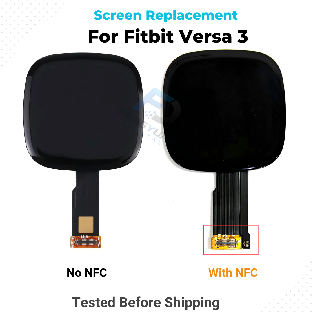 Smartwatch Touch - Voor Fitbit Versa 3 FB511 AMOLED