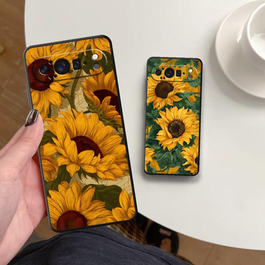 Google Pixel 9 Pro - Zonnebloem Zee Funda Telefoon Cover Case