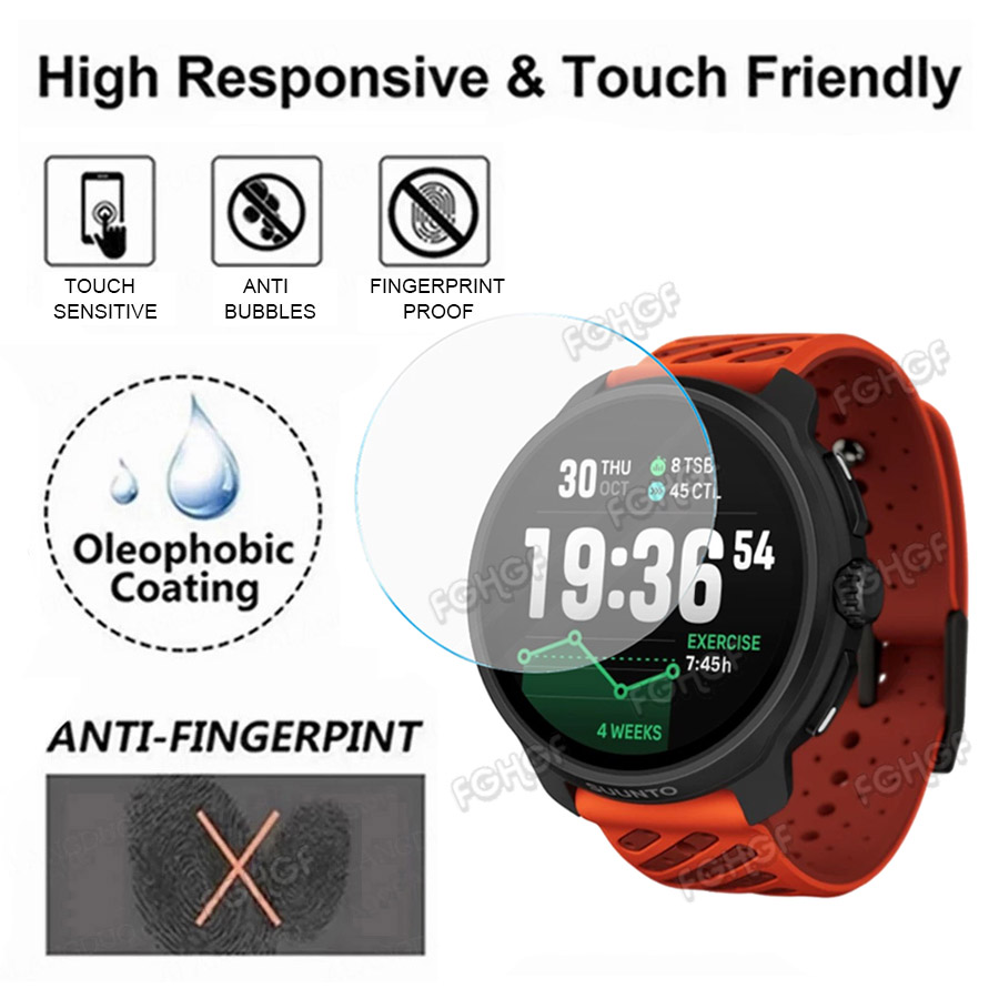 Garmin Smartwatch Accessories - Gehard glas beschermfolie voor Suunto Race