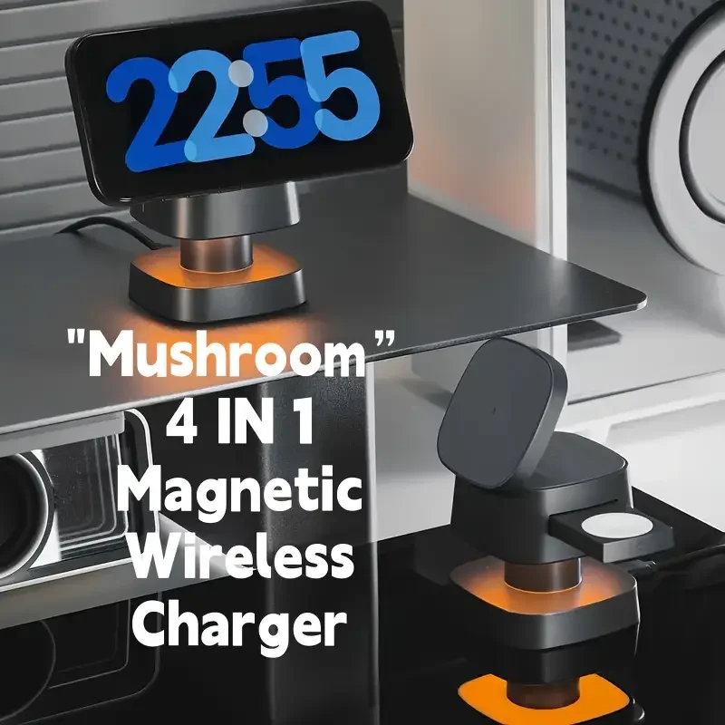 Watch Charger Cable - Magnetische 3-in-1 draadloze oplader voor iPhone
