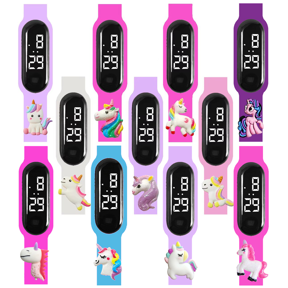 Sport Loop Strap - Waterdichte kinderen eenhoorn horloge jongen meisje