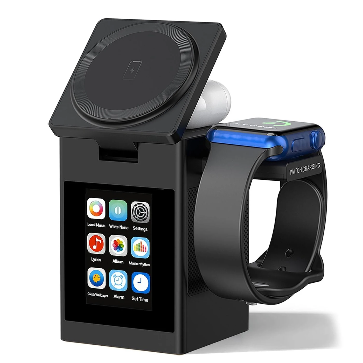 Smartwatch Icon - LED Scherm Magnetische Draadloze Oplader Stand
