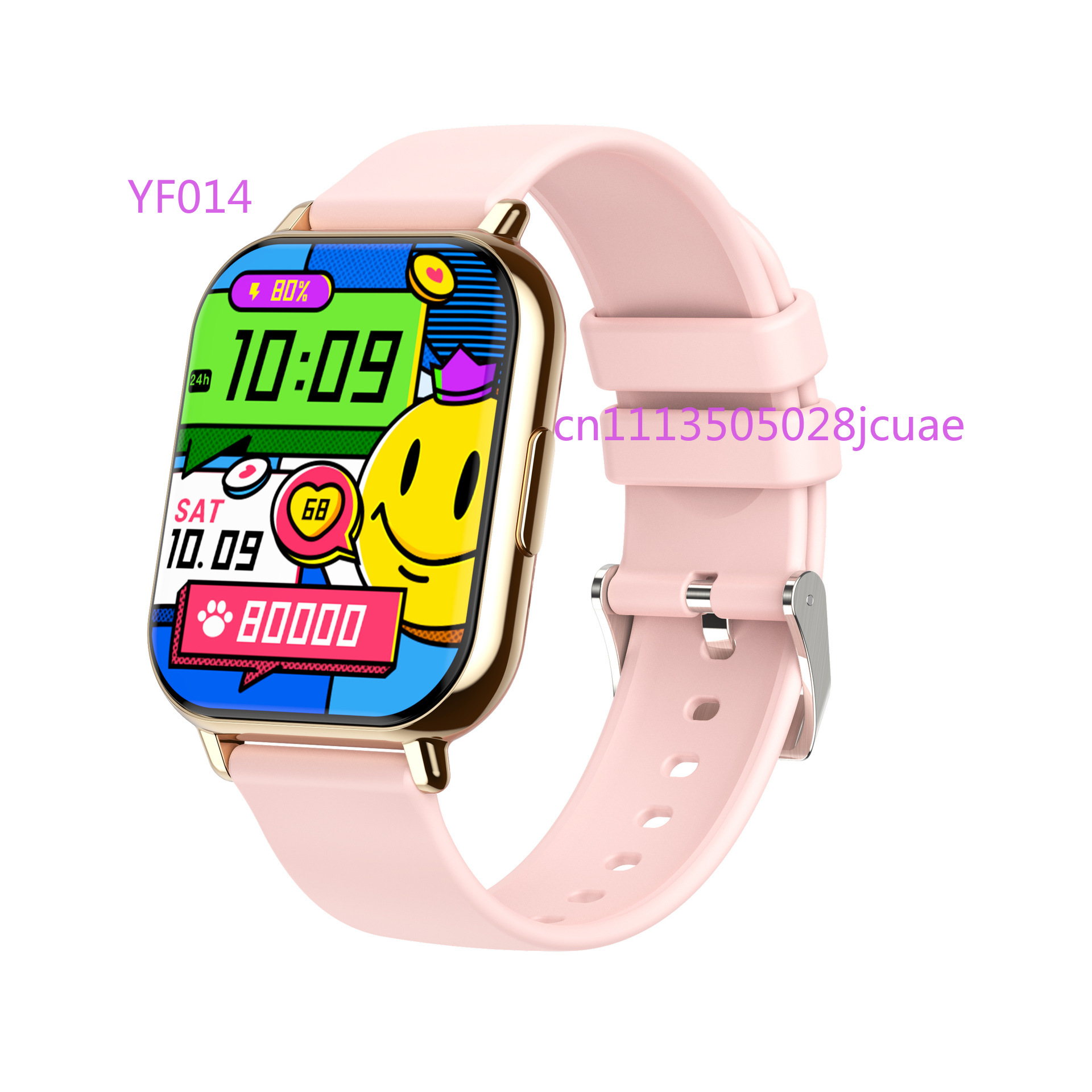 Smartwatch Touch - H9Plus smartwatch met 1.83 inch scherm,