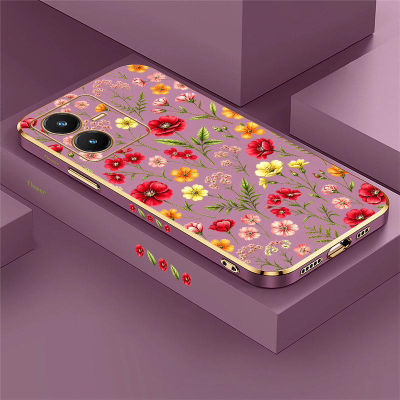 Schattig bloemenpatroon hoesje - Vivo V40 recensie en prijs