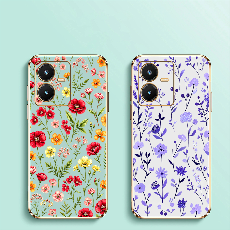 Schattig bloemenpatroon hoesje - Vivo V40 recensie en prijs