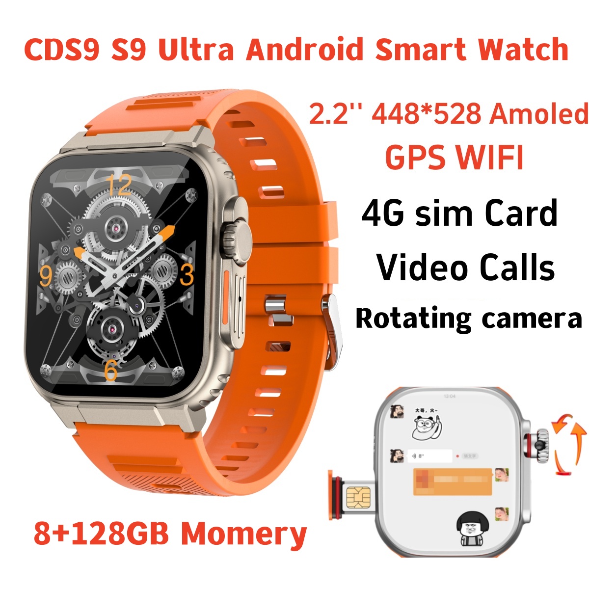 Originele S10 Smartwatch 4G/5G - Smartwatch Id recensie en prijs