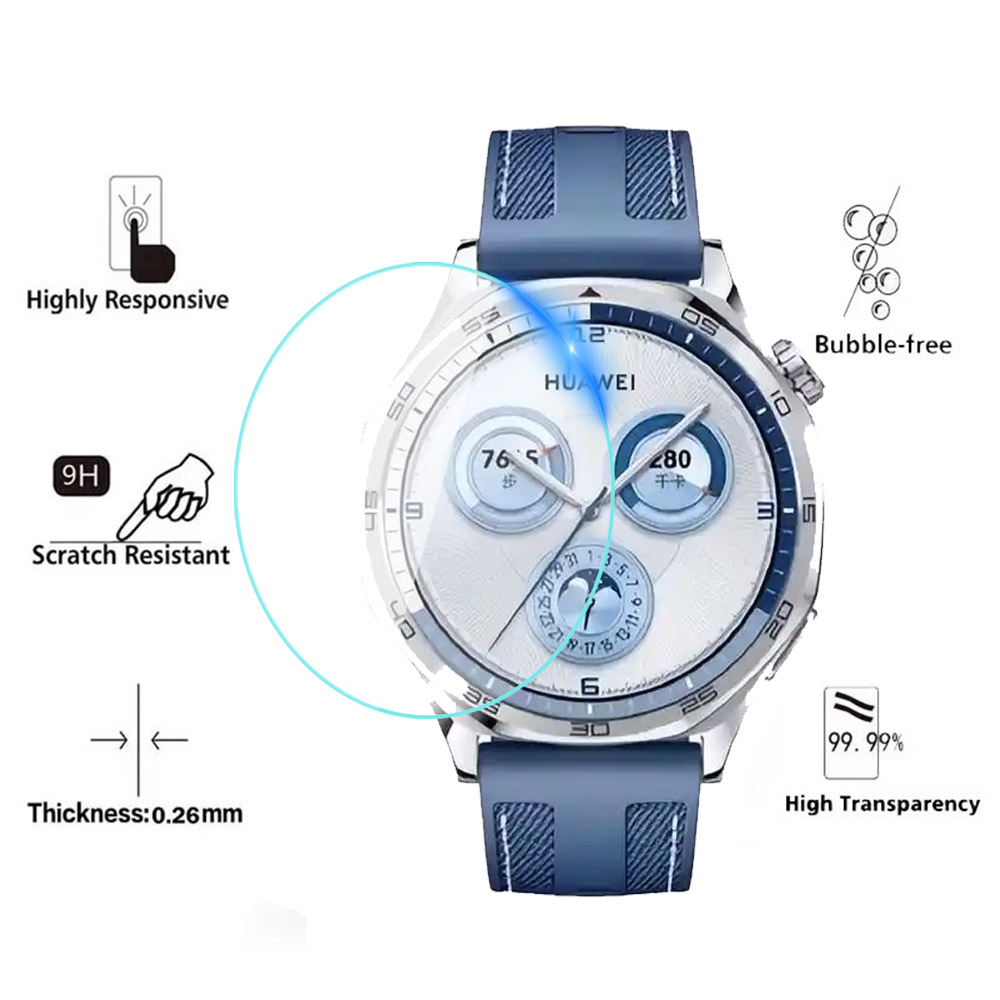 Gehard glas voor Huawei Watch  - Titan Smartwatch Accessories recensie en prijs