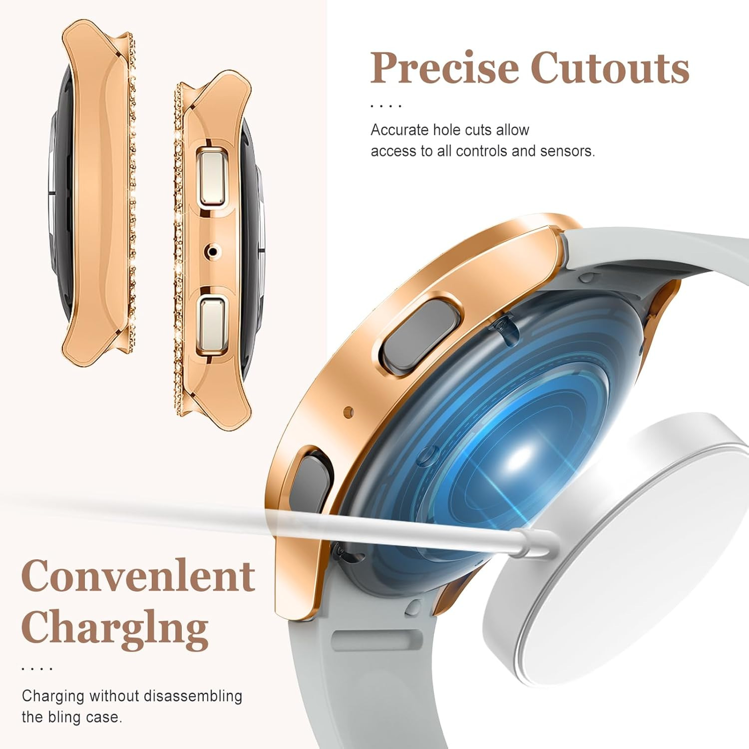 Bling horlogekast voor Samsung - Accessories For Galaxy Watch 5 recensie en prijs