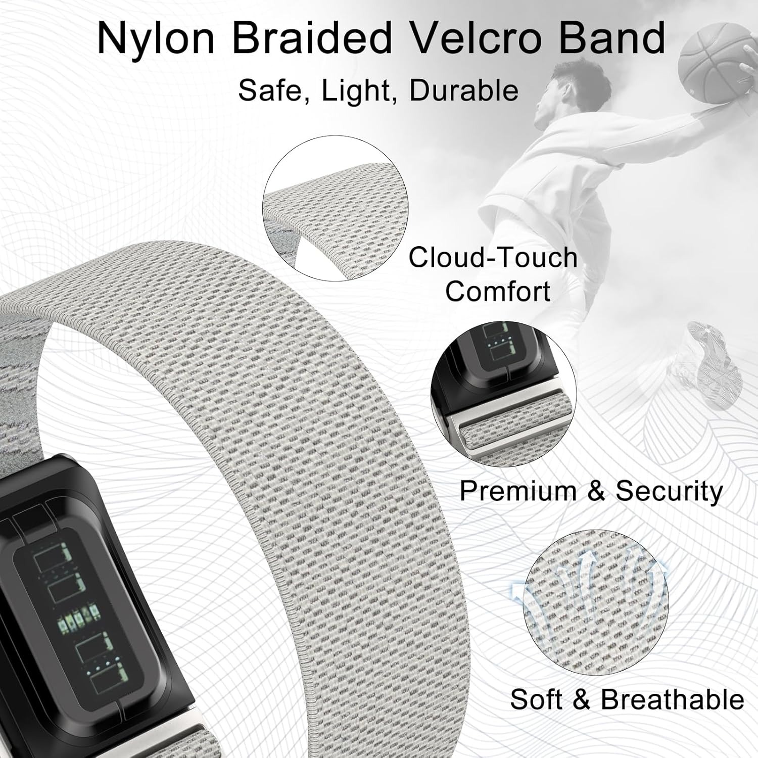 Elastische nylon armband voor  - Sport Loop Strap recensie en prijs
