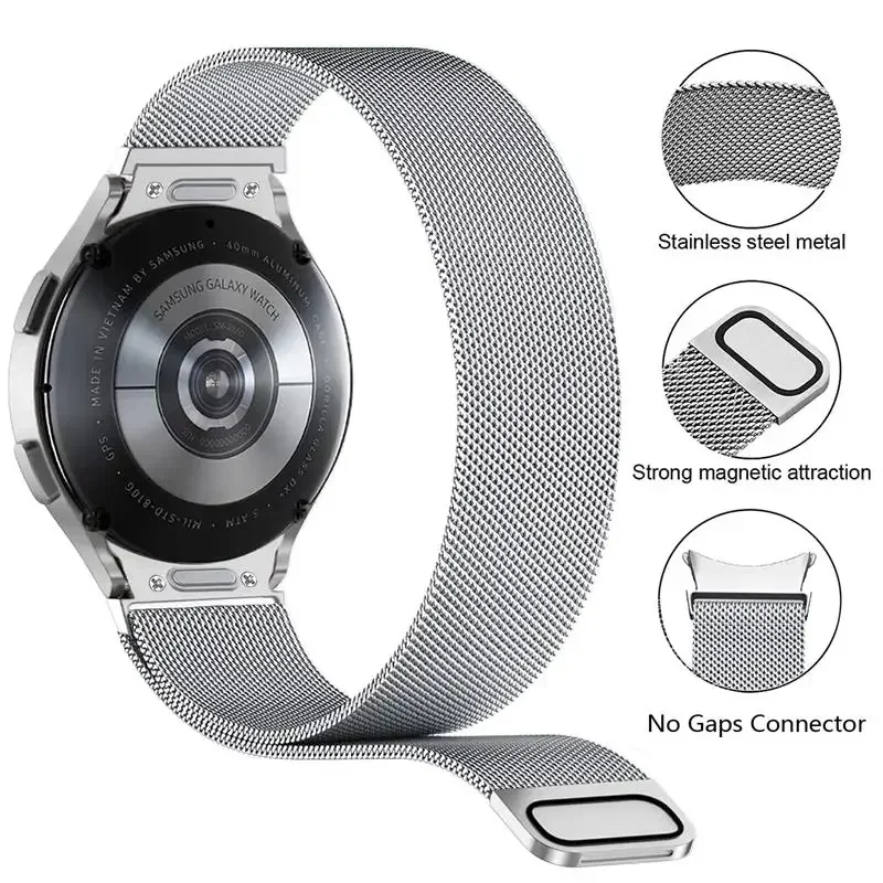 Quick Fit Milanese band voor S - Accessories For Galaxy Watch 5 recensie en prijs