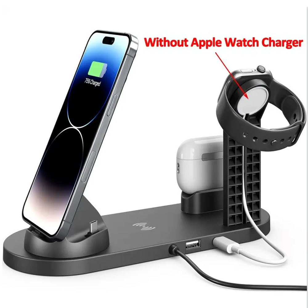 30W 7-in-1 draadloze oplaadsta - Watch Charger Cable recensie en prijs