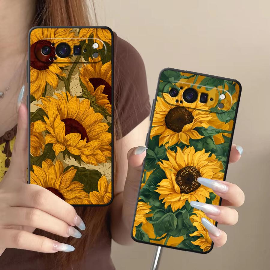 Zonnebloem Zee Funda Telefoon  - Google Pixel 9 Pro recensie en prijs
