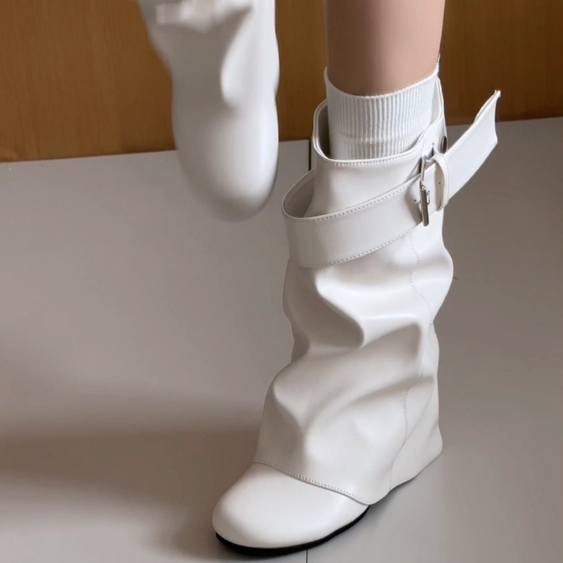 Nieuwe dames slouchy mid-calf  - Leather Classic Strap recensie en prijs