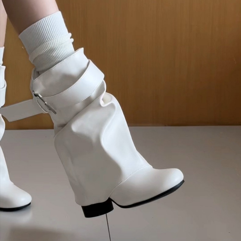Nieuwe dames slouchy mid-calf  - Leather Classic Strap recensie en prijs