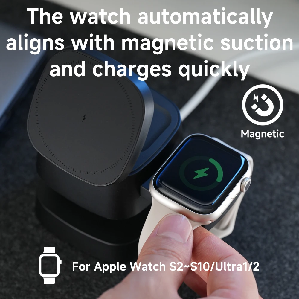 Magnetische 3-in-1 draadloze o - Watch Charger Cable recensie en prijs