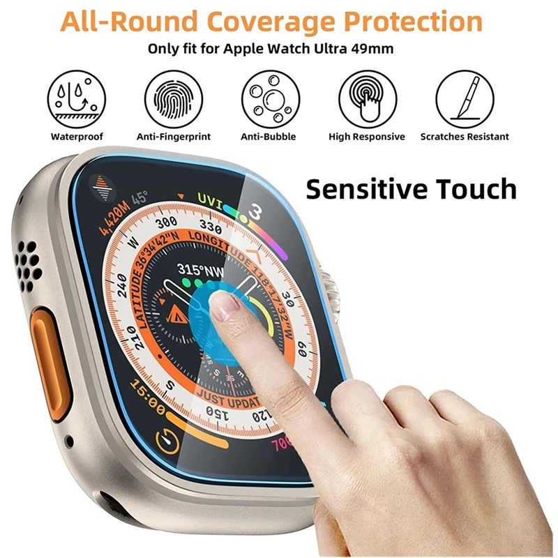 Gehard glas voor Apple Watch U - Watch Case Bumper recensie en prijs