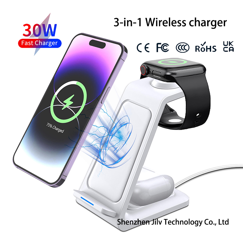 15W 3-in-1 draadloze oplaadsta - Watch Charger Cable recensie en prijs